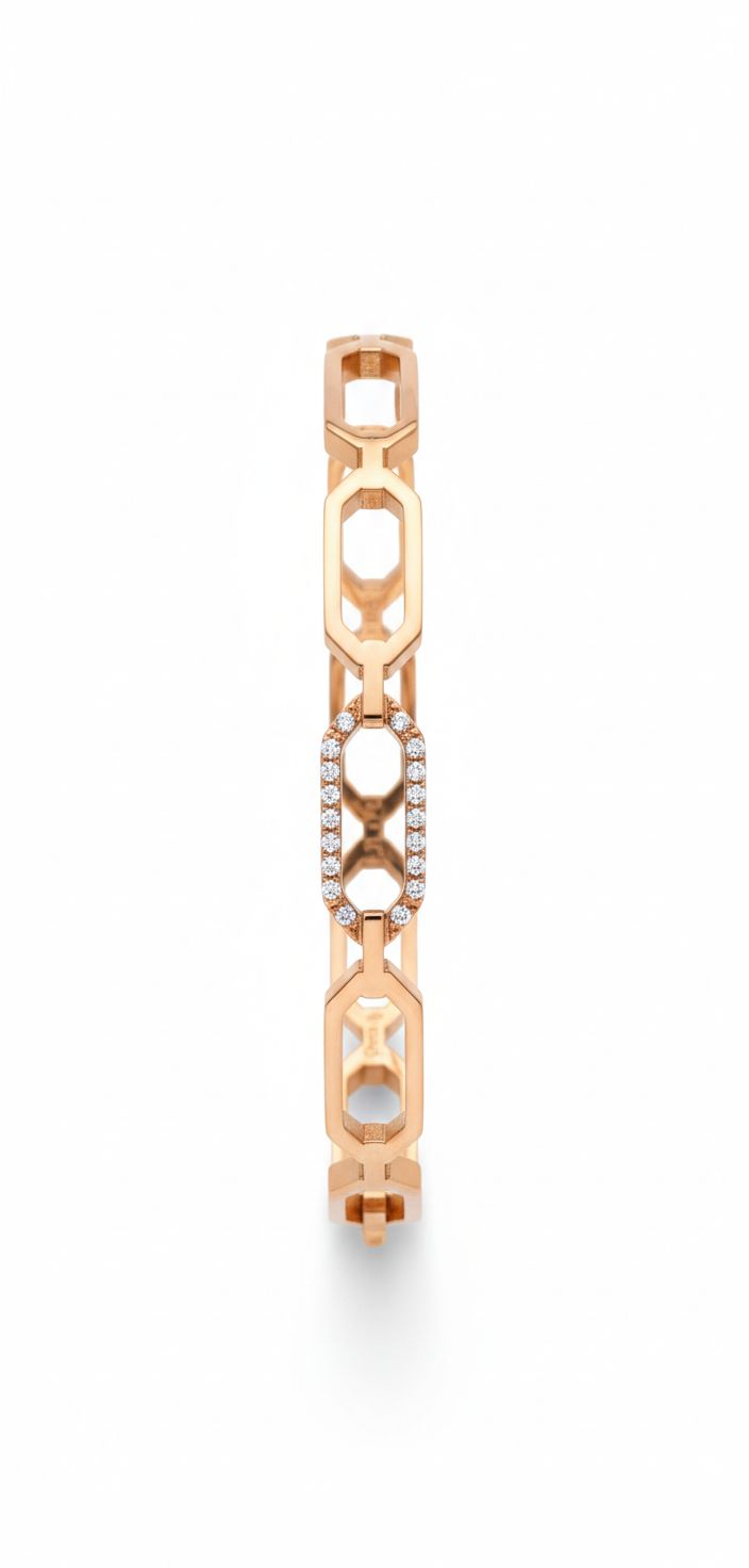 Bracelet Shiny Rose Gold