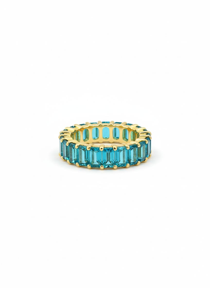 Bague blue saphir
