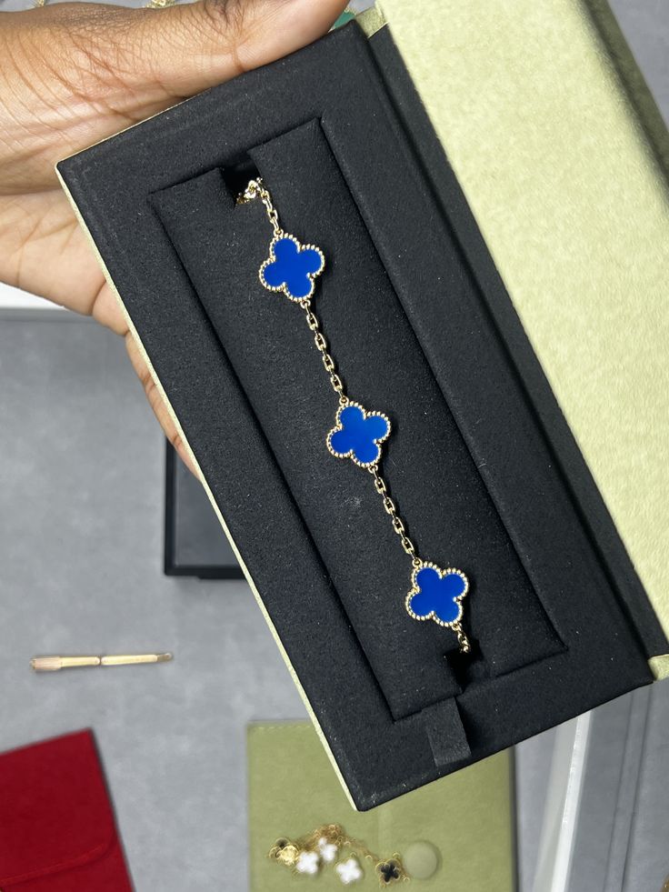 Gourmette five trèfles