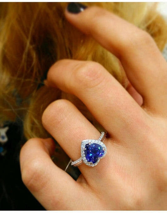 Bague Amour deep blue