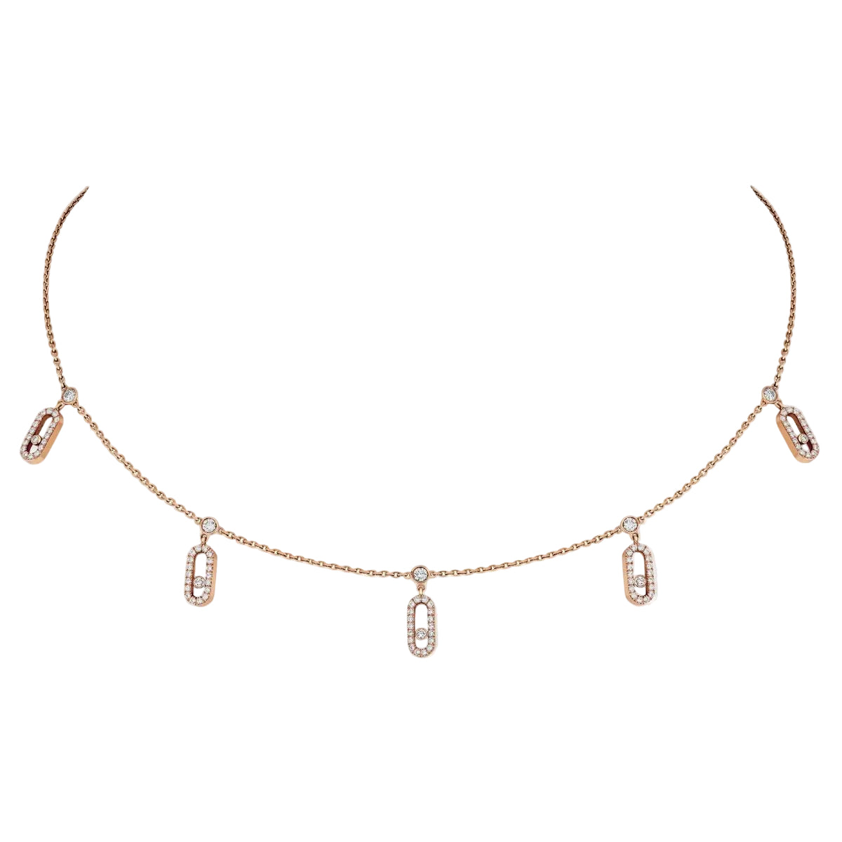 Choker rayon secret rose gold
