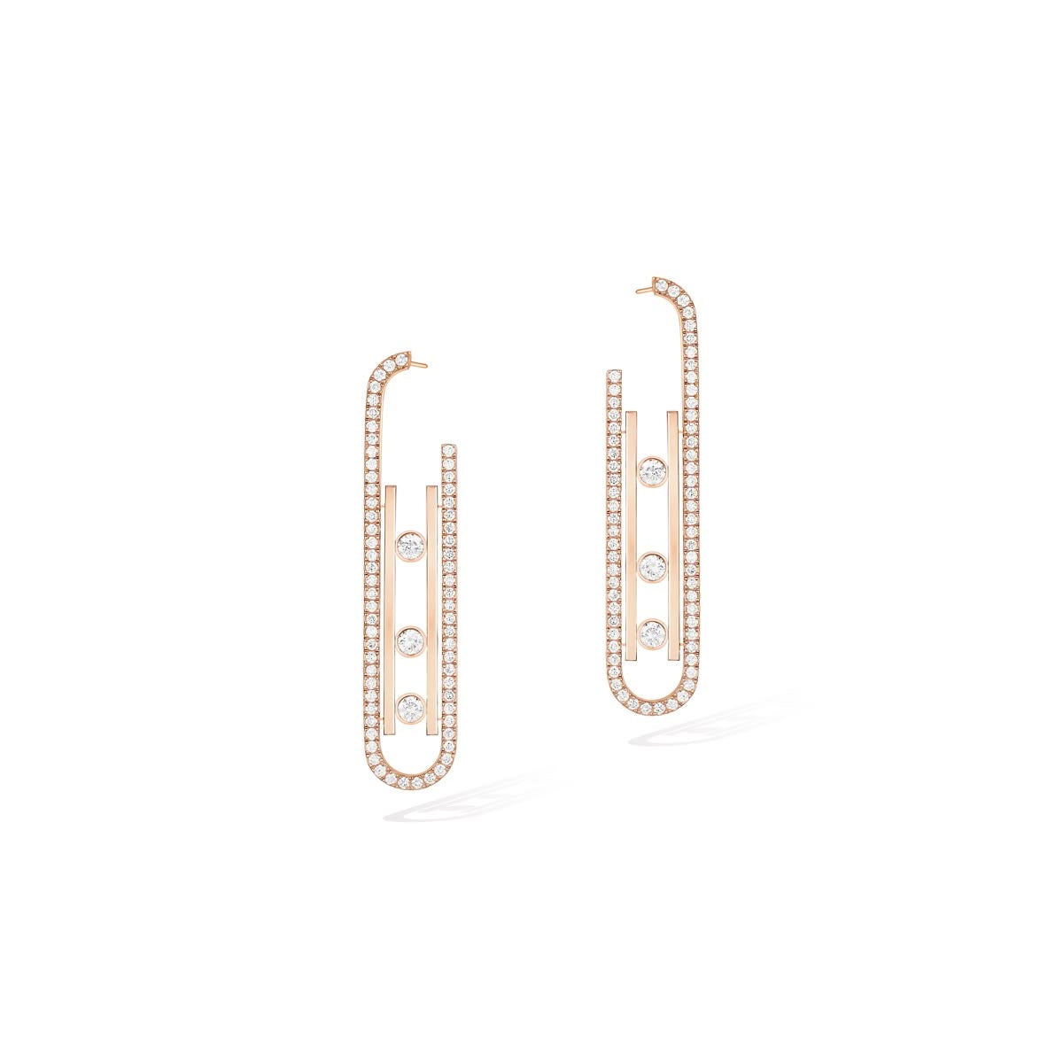Boucles rayon secret rose gold