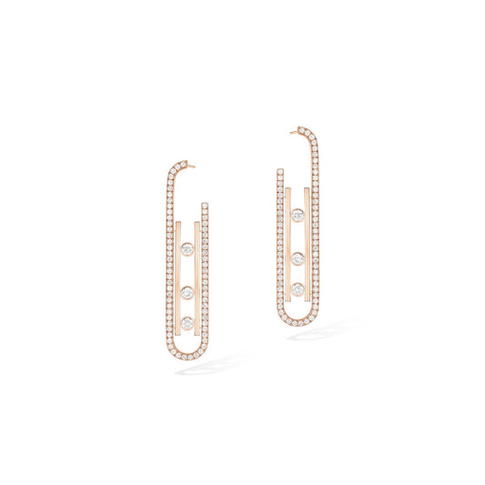 Boucles rayon secret rose gold