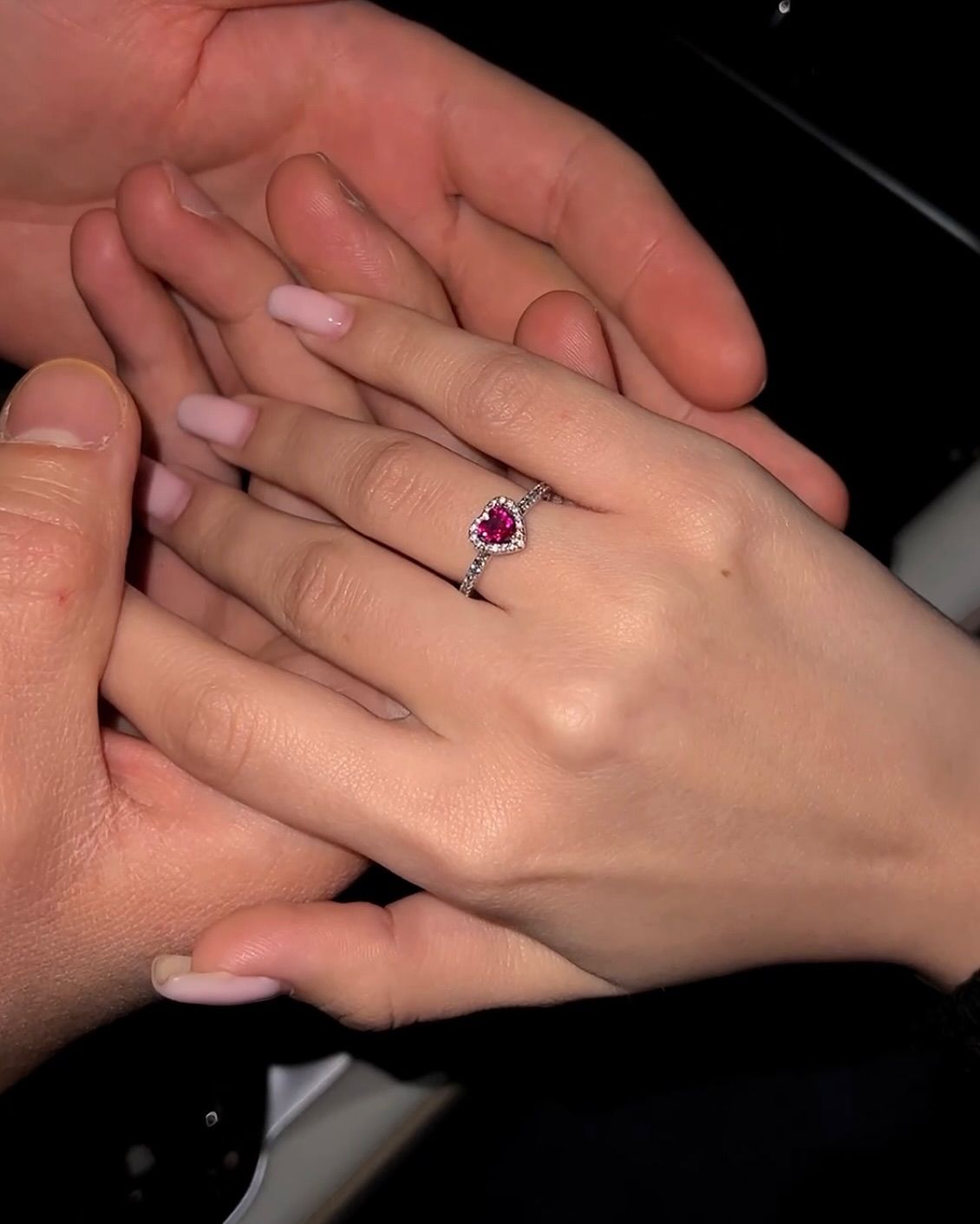 Bague Amour Pink
