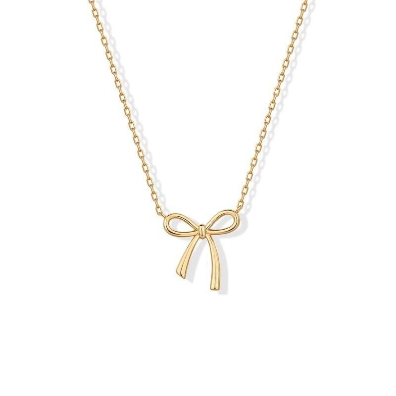 Collier Gold bow