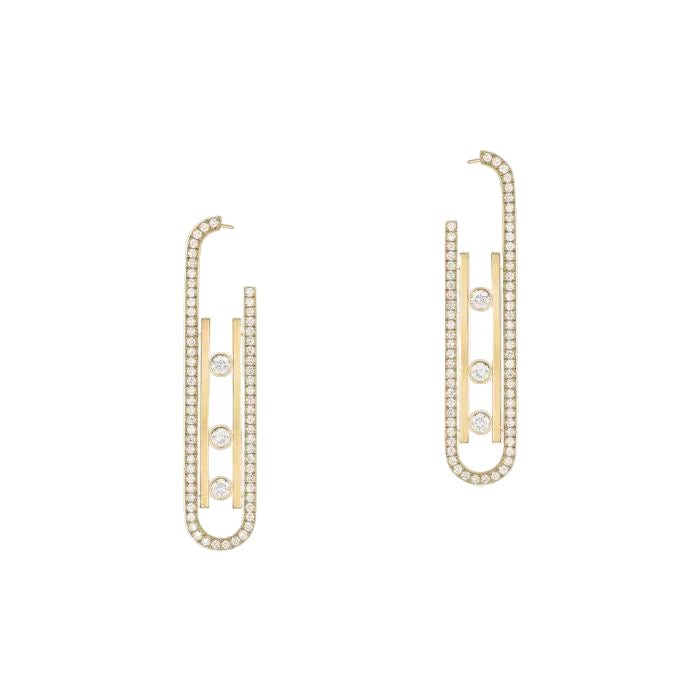 Boucles rayon secret doré