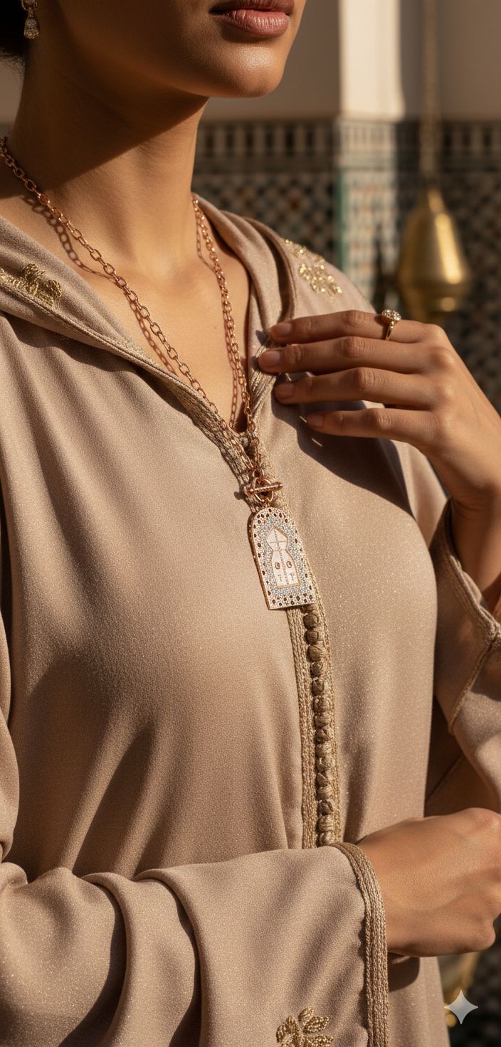 Sautoir Bab Mansour - Rose gold