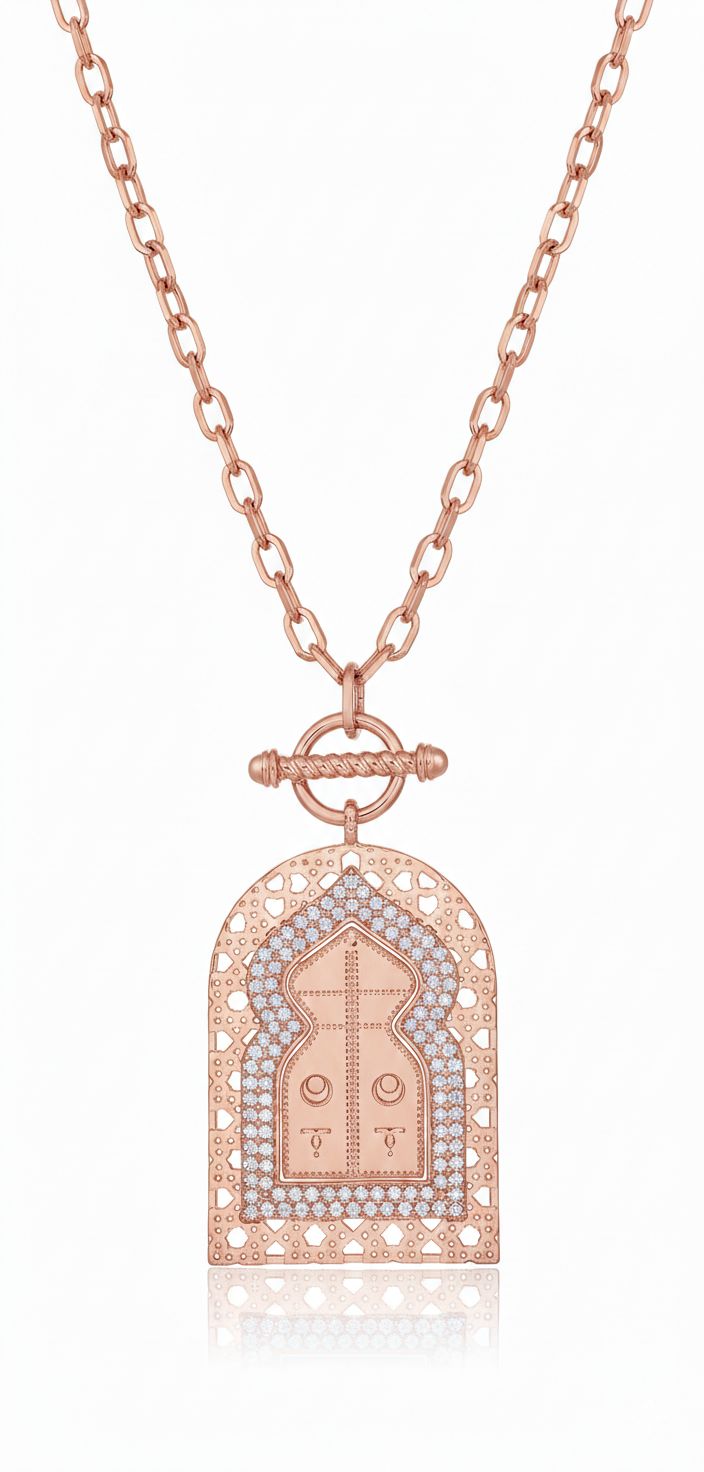 Sautoir Bab Mansour - Rose gold