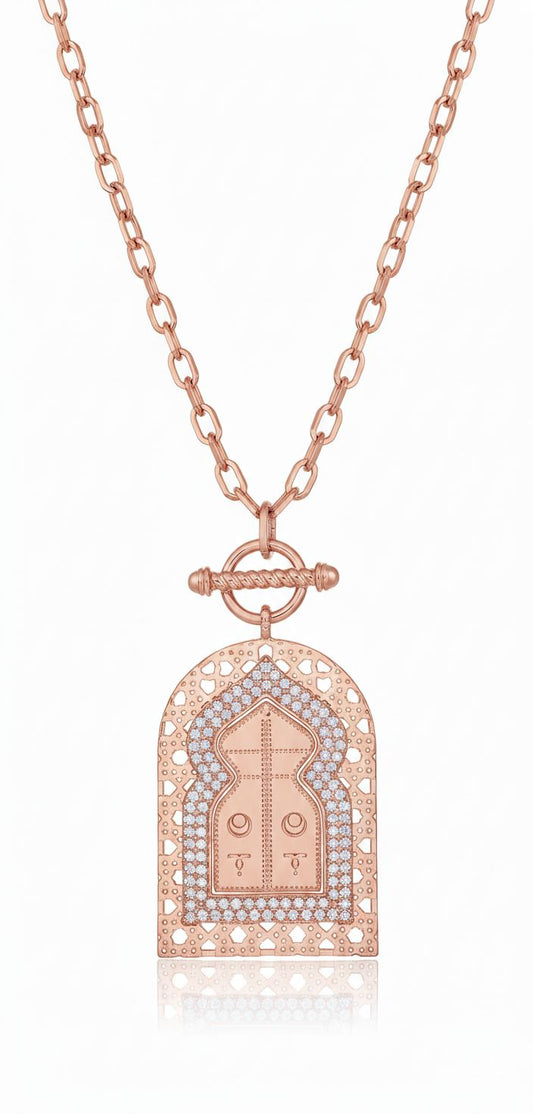 Sautoir Bab Mansour - Rose gold