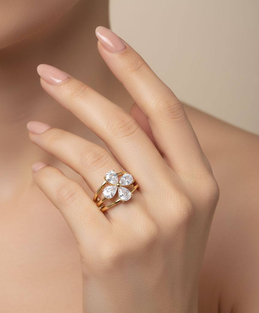 Bague Fleur – Gold