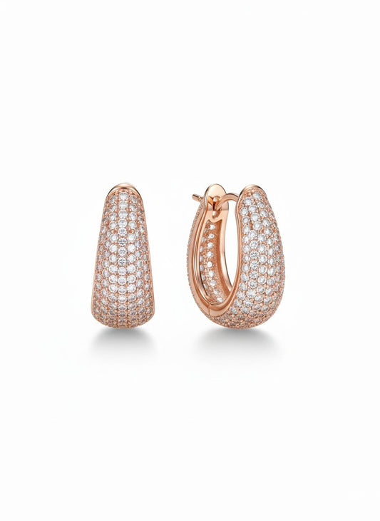 Créoles Katia Rose gold
