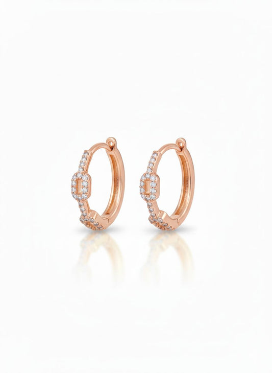 Créoles Jane Rose gold