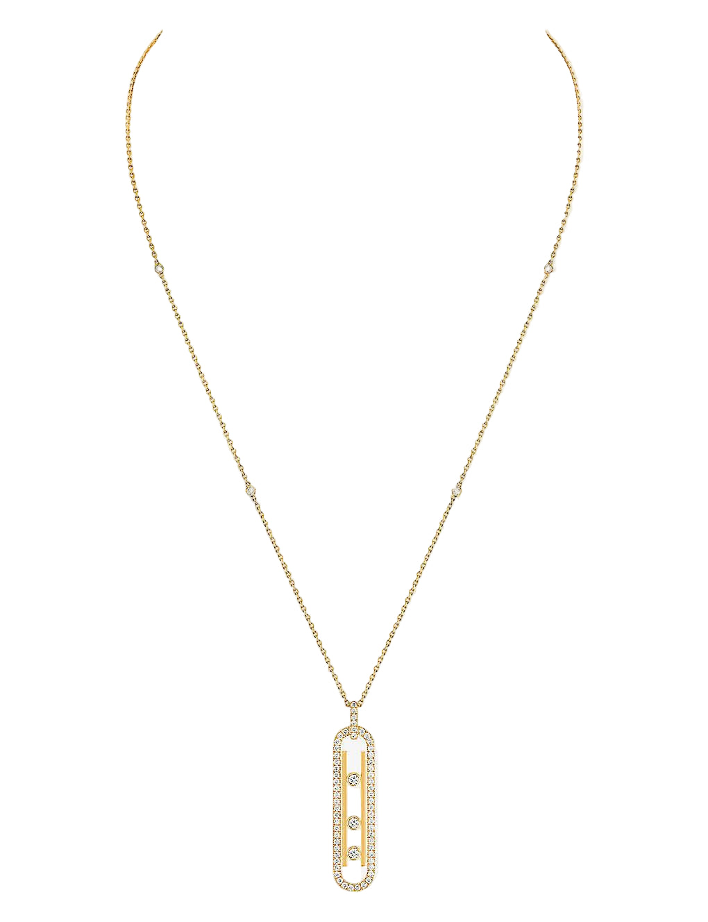 Sautoir Rayon Secret Doré