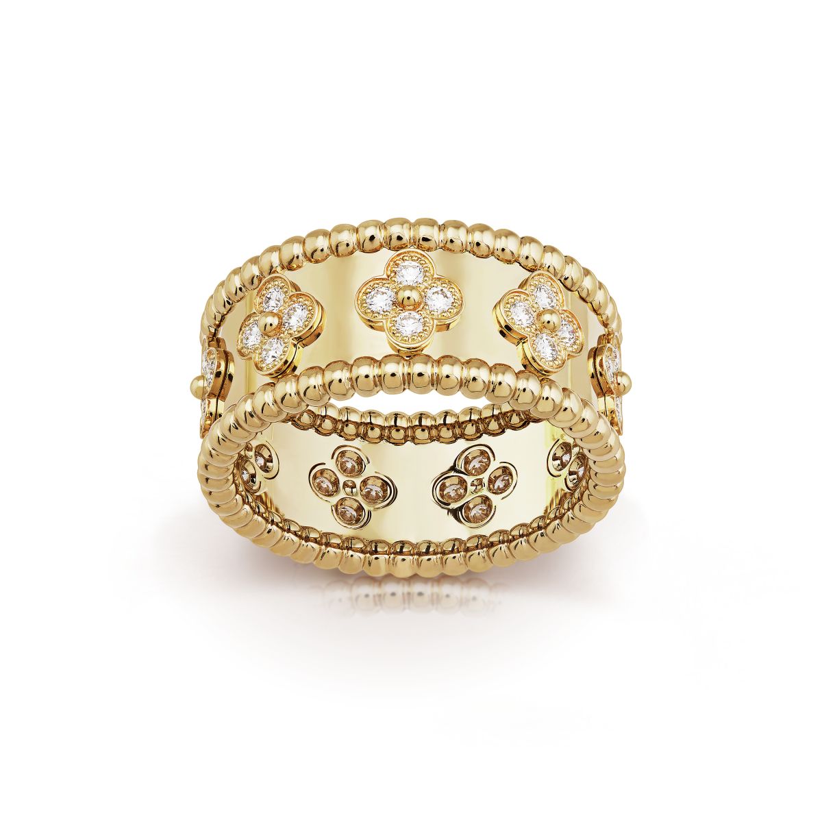 Bague Multi trèfles Gold