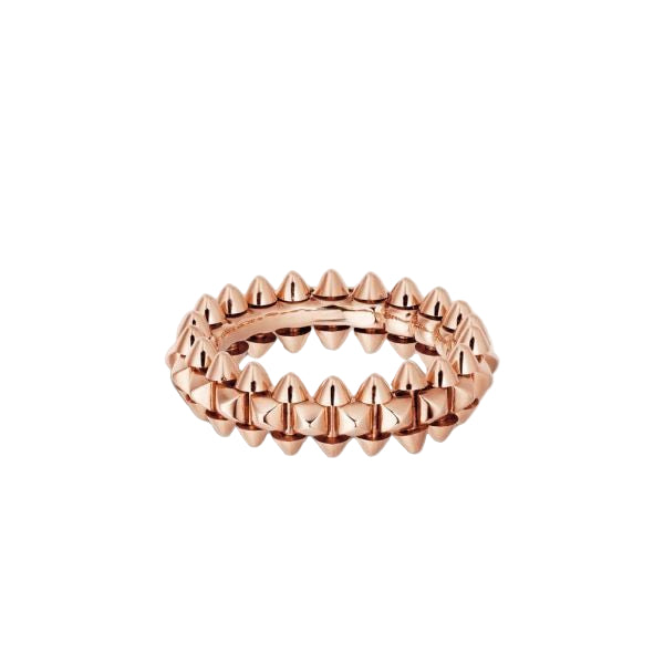 Bague clash rose gold