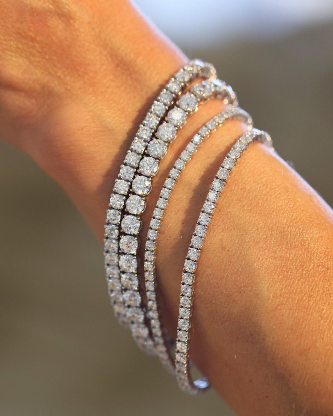 Rivière tennis gourmette