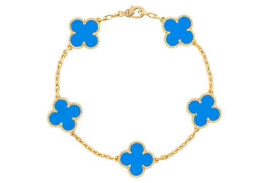 Gourmette five trèfles